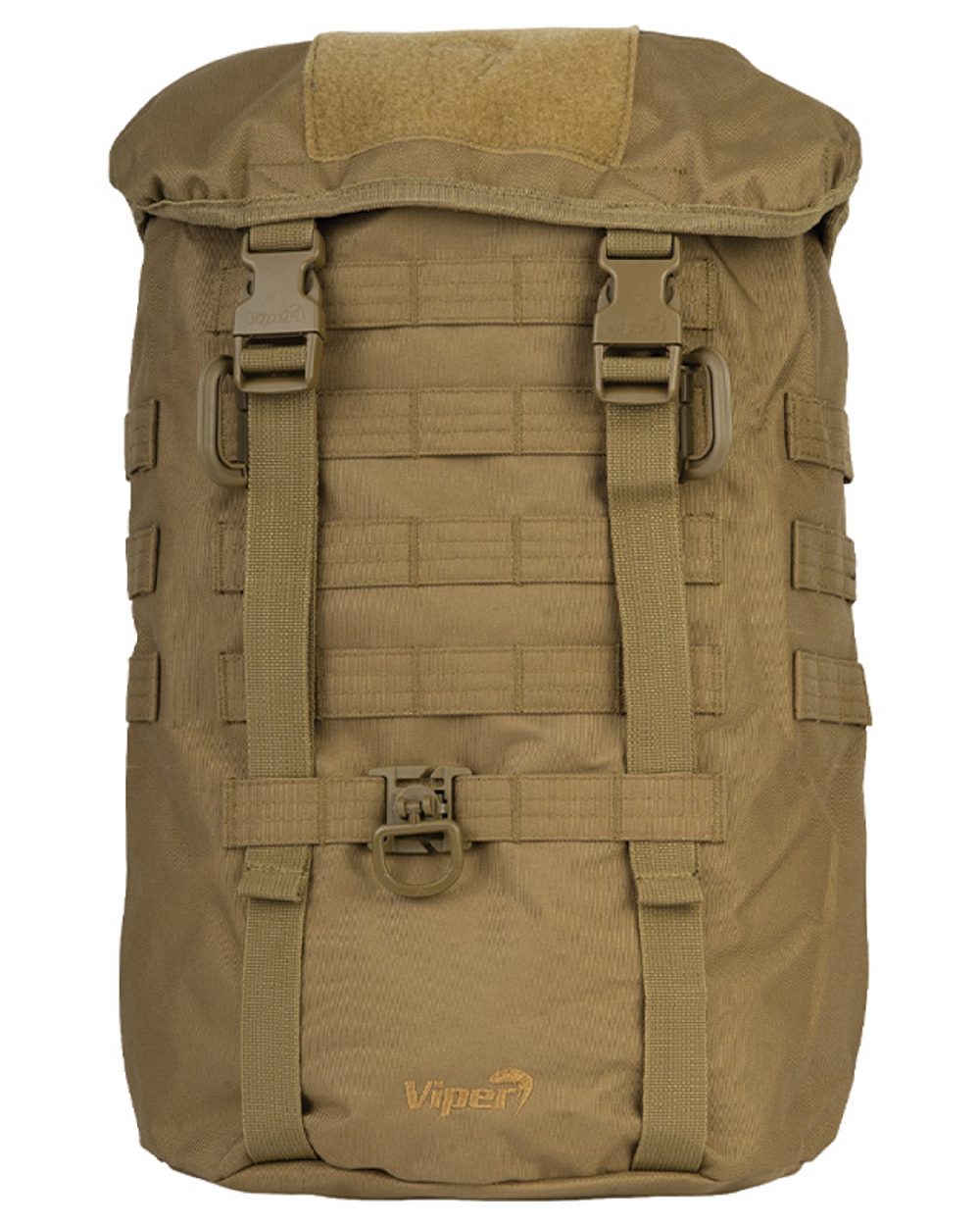 Coyote Coloured Viper Garrison Pack on white background