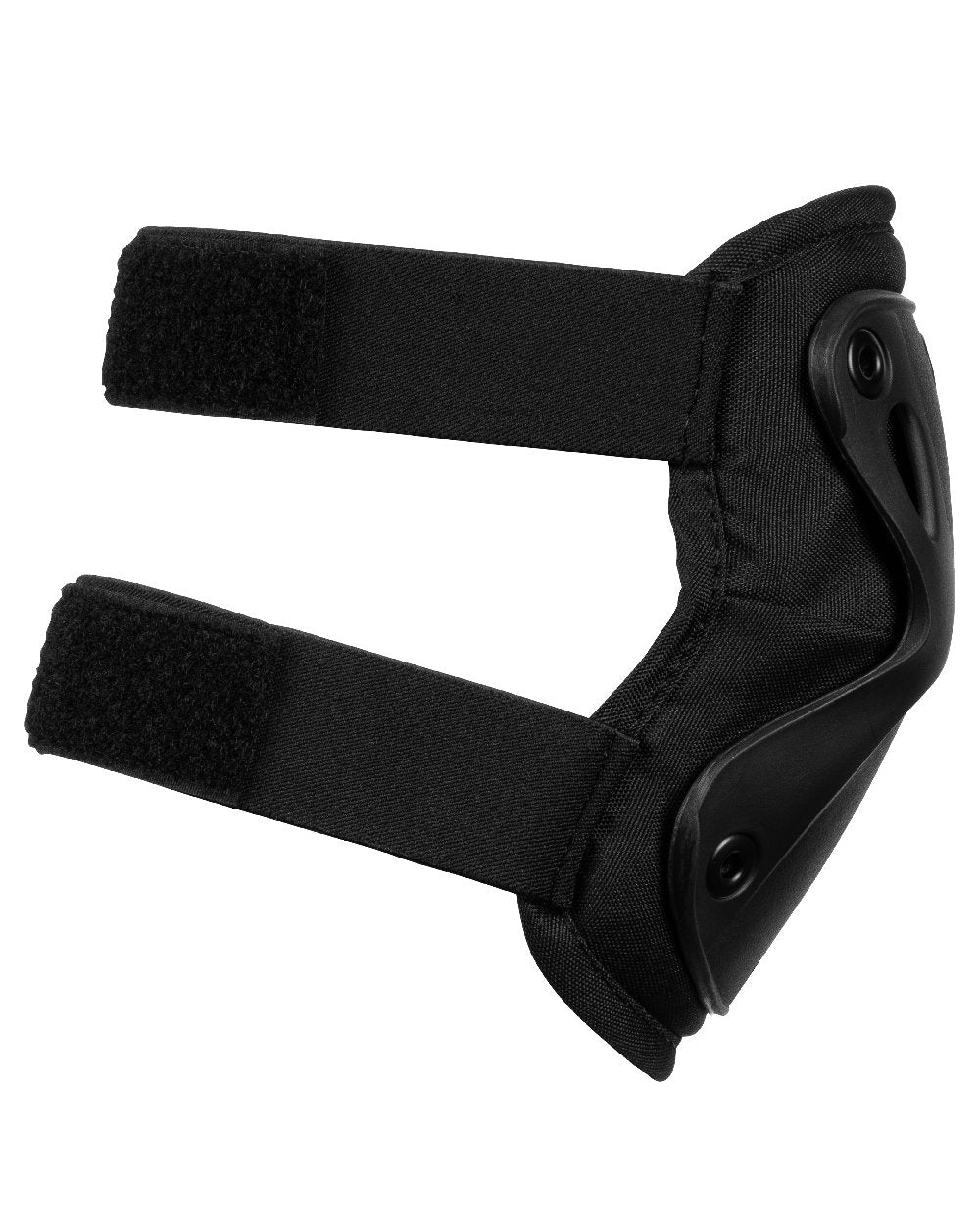 Black Coloured Viper Hard Shell Knee Pads on white background