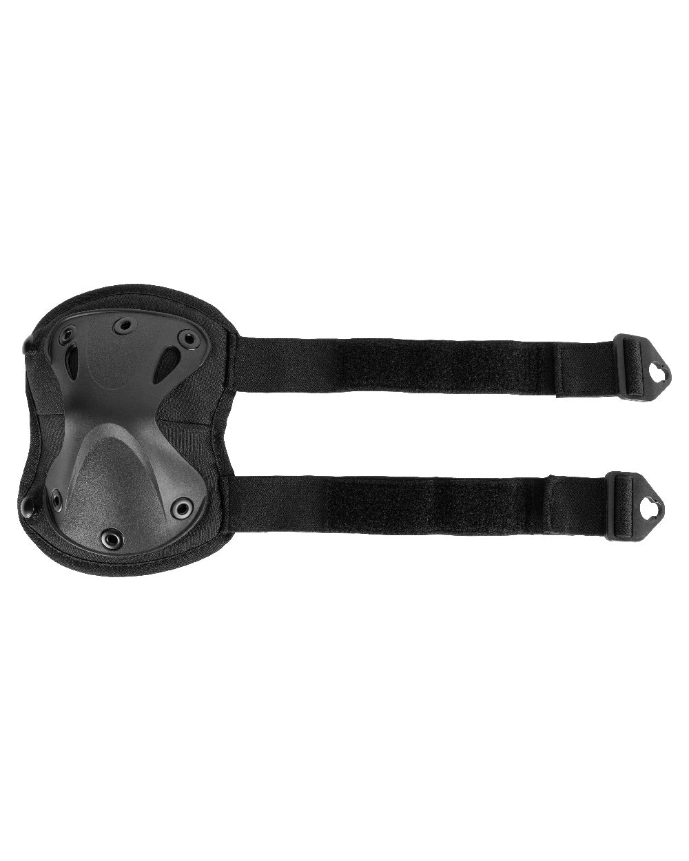 Black Coloured Viper Hard Shell Knee Pads on white background