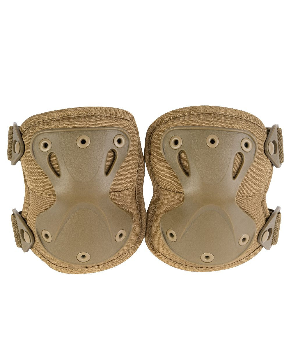 Coyote Coloured Viper Hard Shell Knee Pads on white background