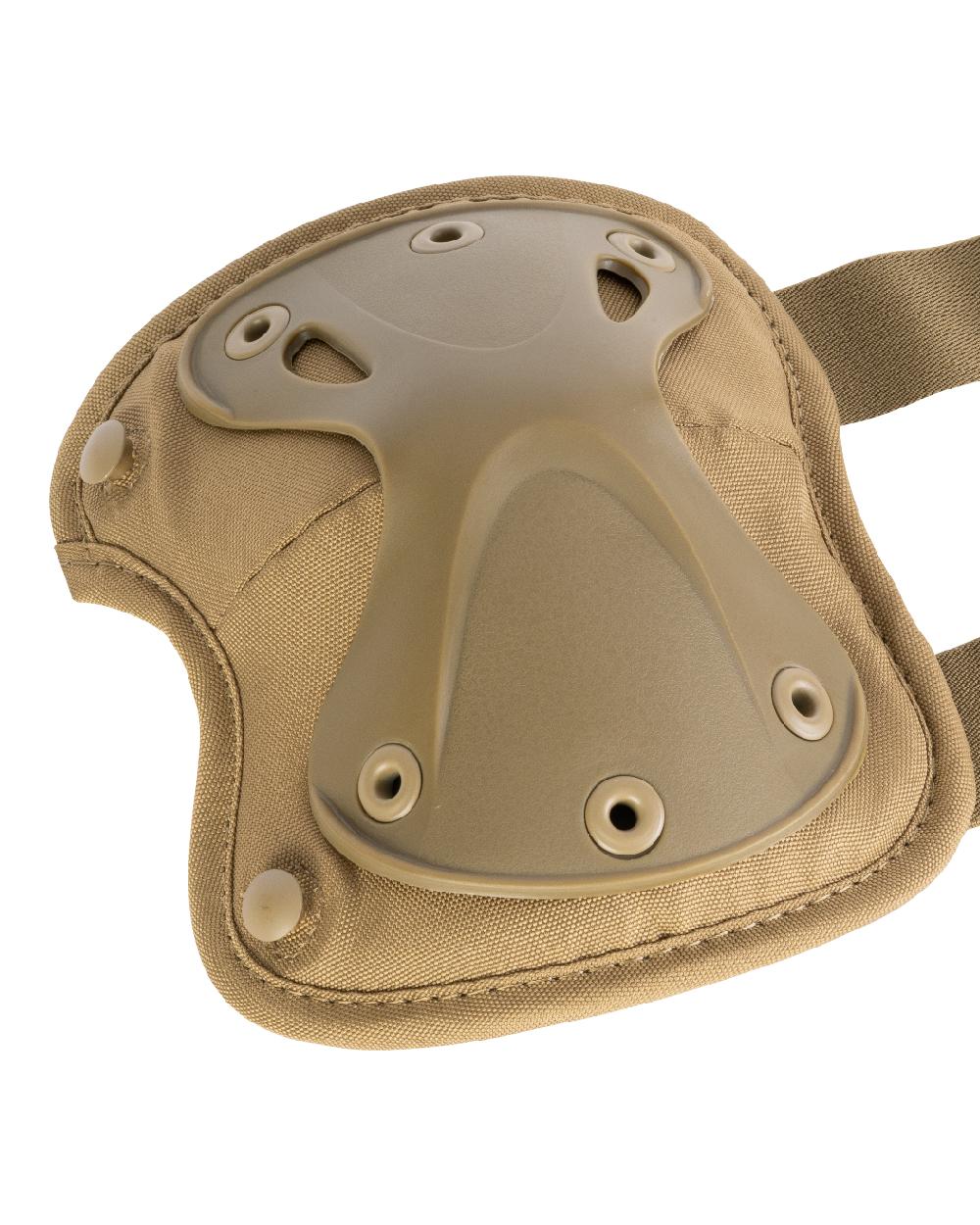 Coyote Coloured Viper Hard Shell Knee Pads on white background