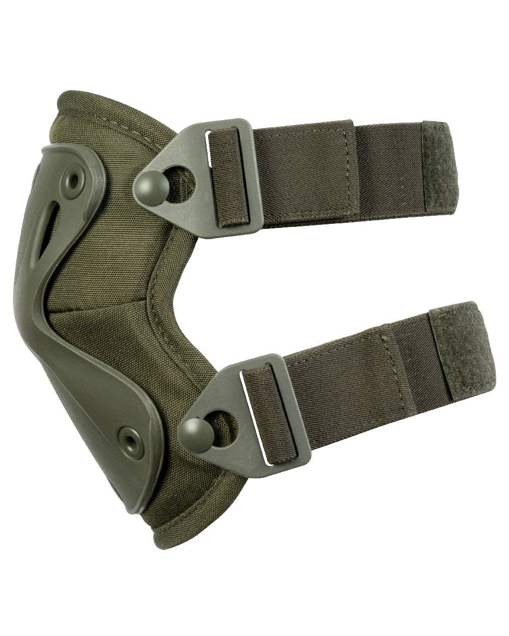 Green Coloured Viper Hard Shell Knee Pads on white background