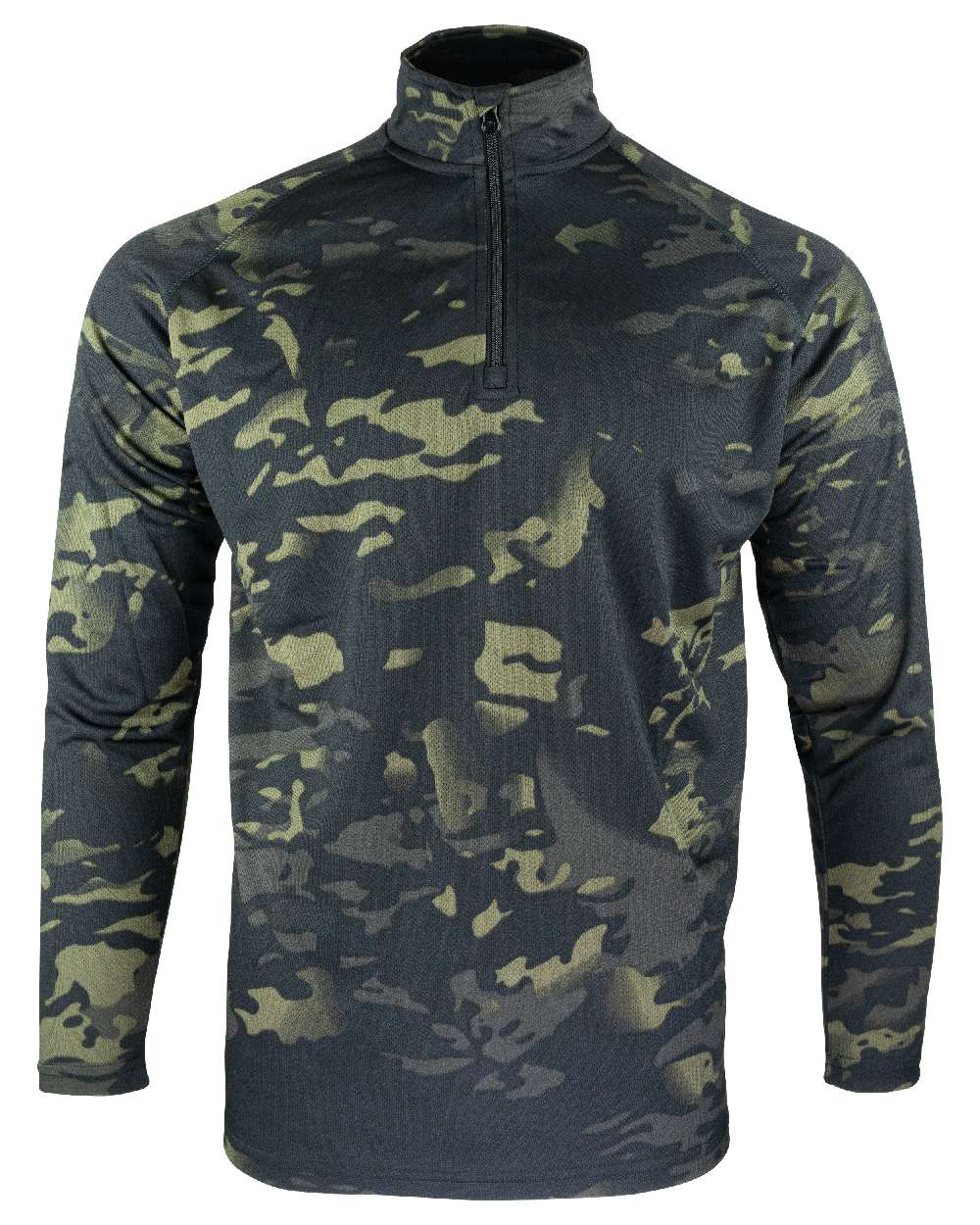 VCAM Black Coloured Viper Mesh-Tech Armour Top on white background
