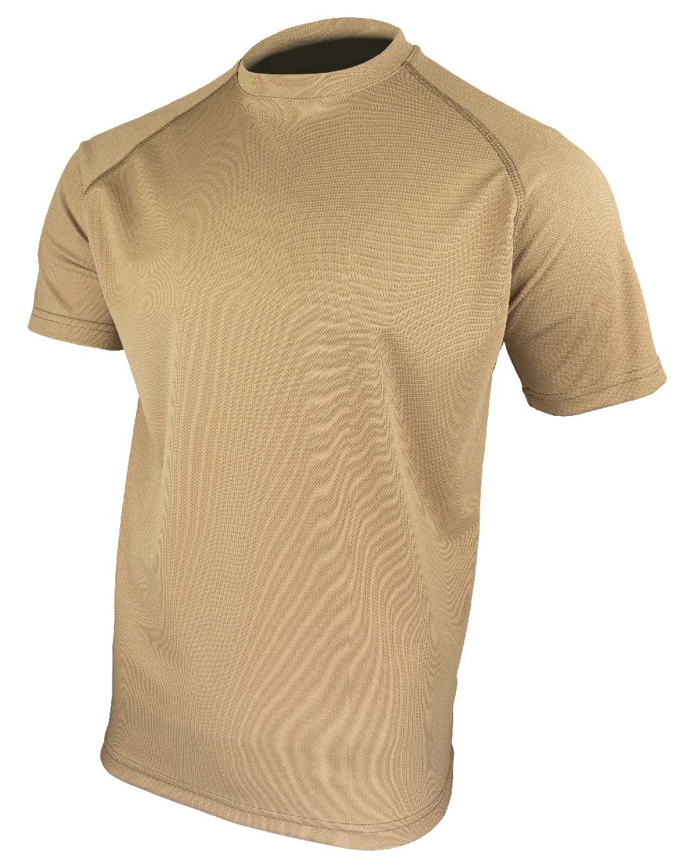 Coyote Coloured Viper Mesh-Tech T-Shirt on white background