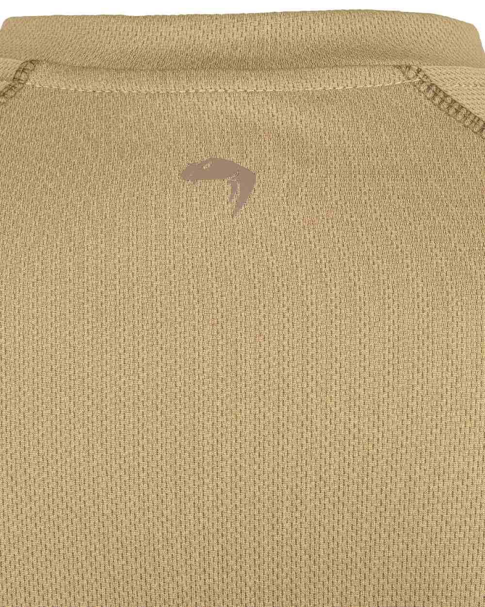 Coyote Coloured Viper Mesh-Tech T-Shirt on white background