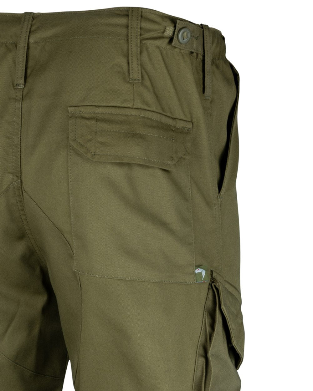 Green Coloured Viper PCS Trousers on white background