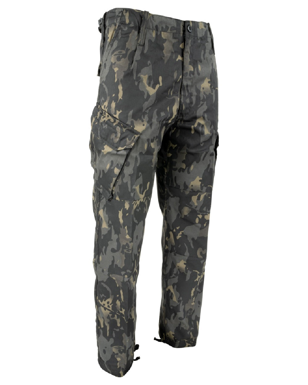 VCAM Black Coloured Viper PCS Trousers on white background