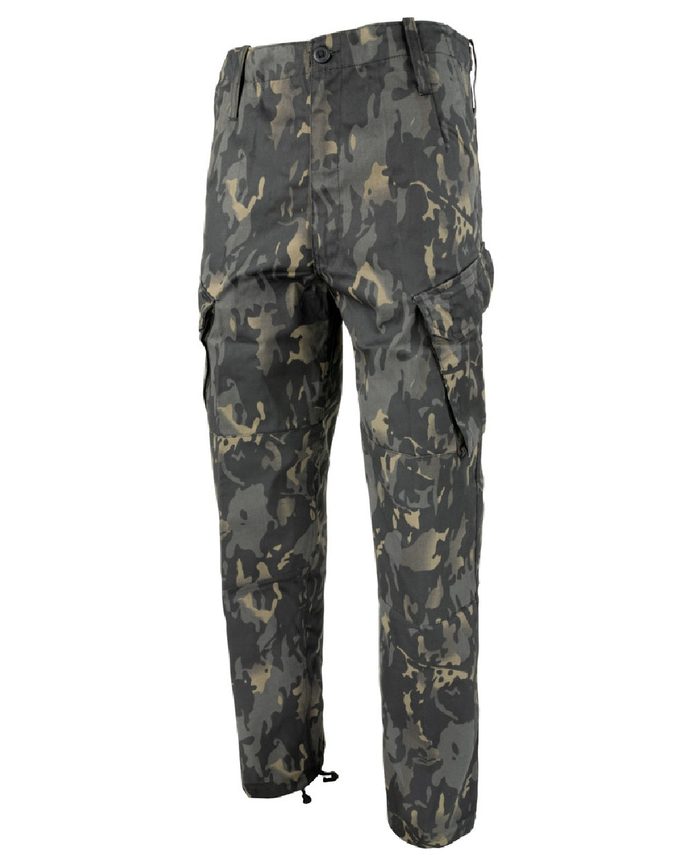 VCAM Black Coloured Viper PCS Trousers on white background