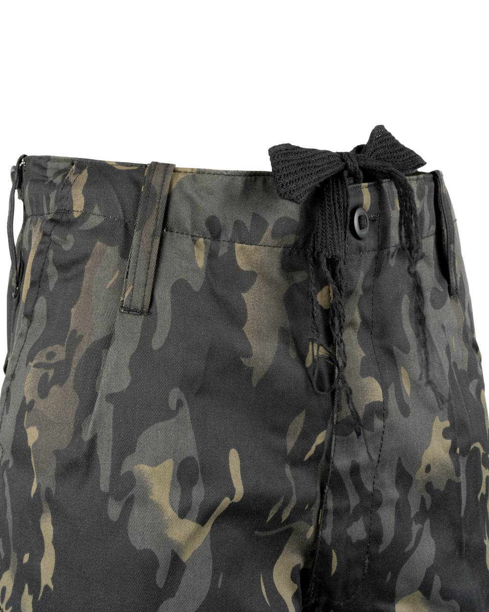 VCAM Black Coloured Viper PCS Trousers on white background