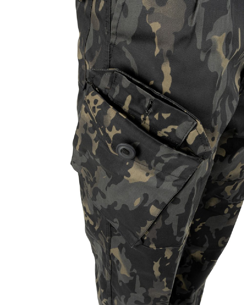 VCAM Black Coloured Viper PCS Trousers on white background