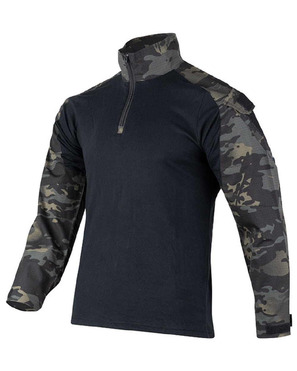 VCAM Black Coloured Viper Special Ops Shirt on white background