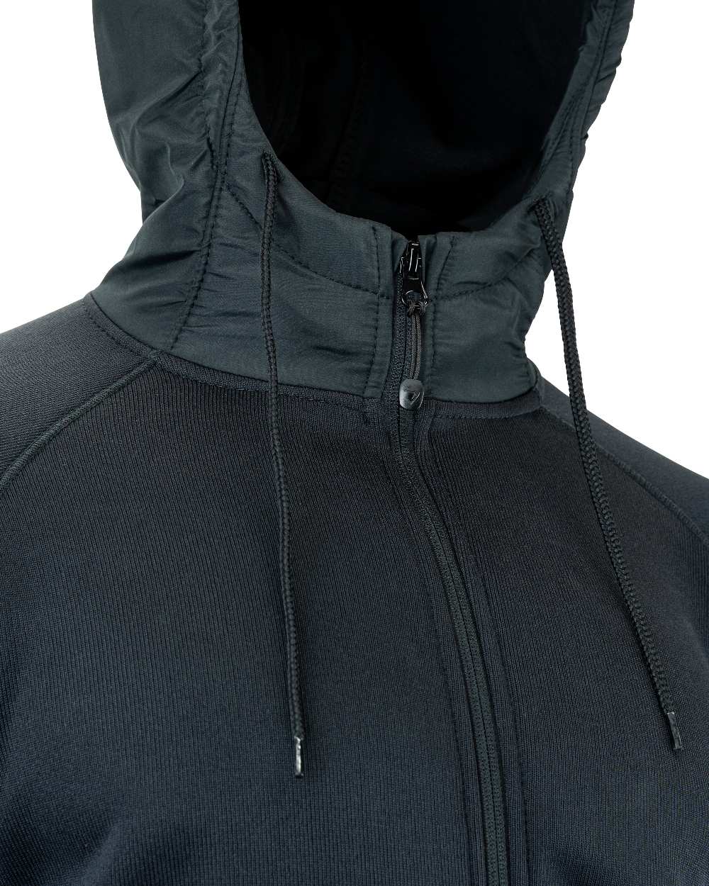 Black coloured Viper Storm Hoodie on white background