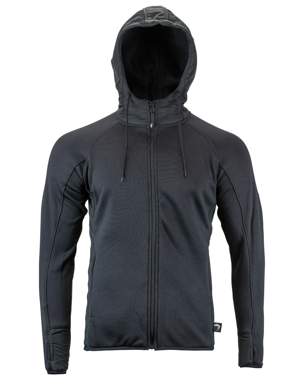 Black coloured Viper Storm Hoodie on white background