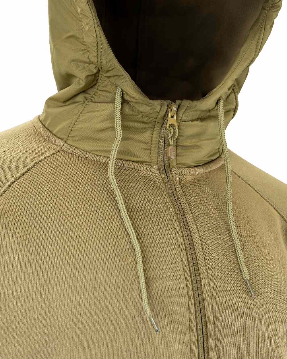 Coyote coloured Viper Storm Hoodie on white background