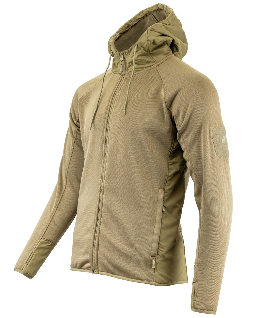 Coyote coloured Viper Storm Hoodie on white background