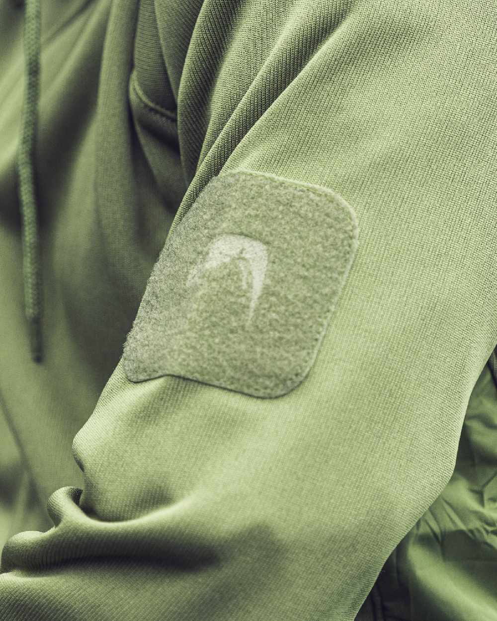 Green coloured Viper Storm Hoodie on white background