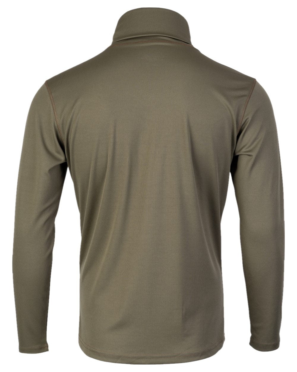 Green Coloured Viper Tactical Roll Neck Top on white background
