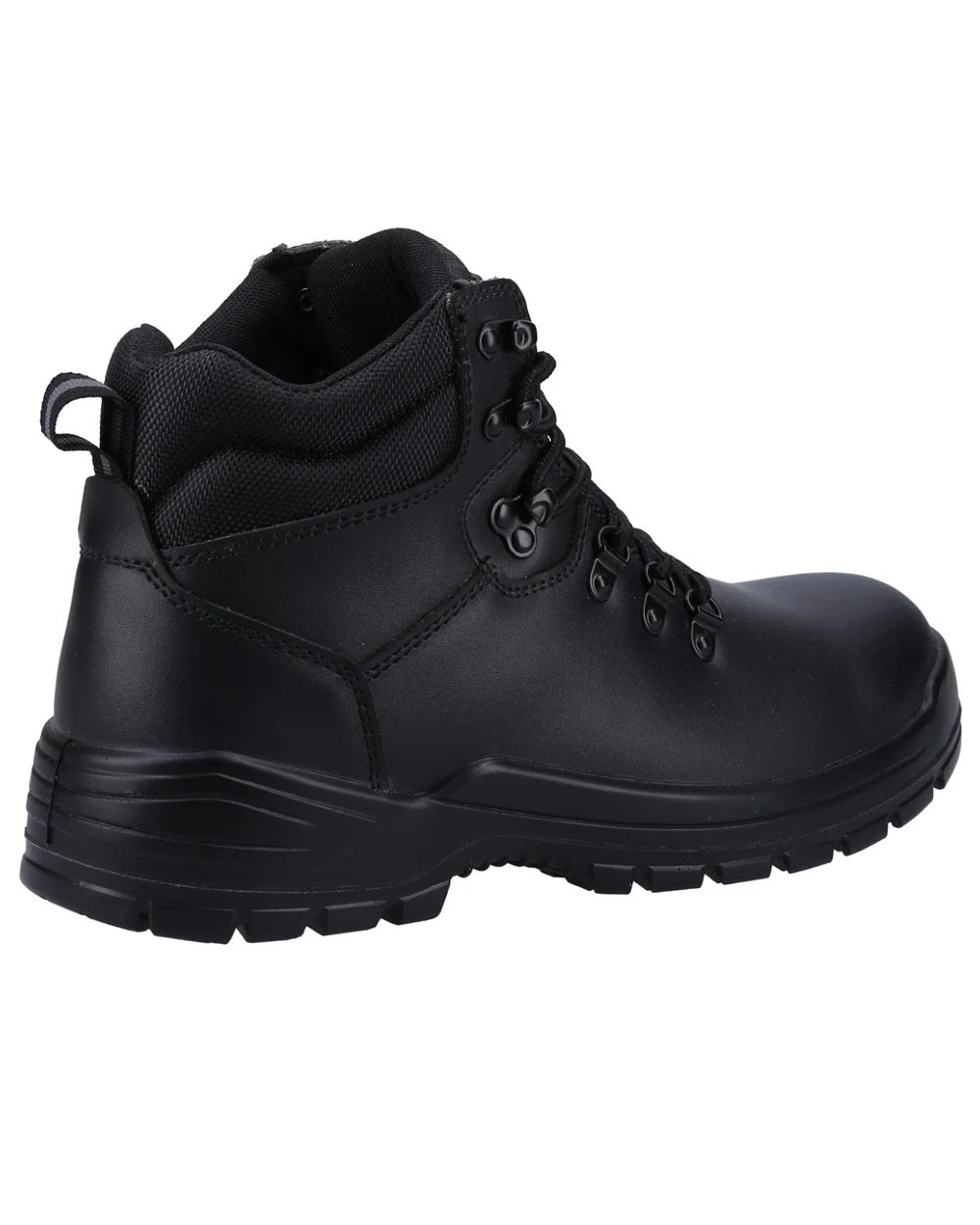 Black coloured Amblers Safety 258 Safety Boots on a white background