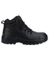 Black coloured Amblers Safety 258 Safety Boots on a white background