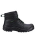 Black Colored Amblers Safety AS502 Oak Safety Boots on a White background