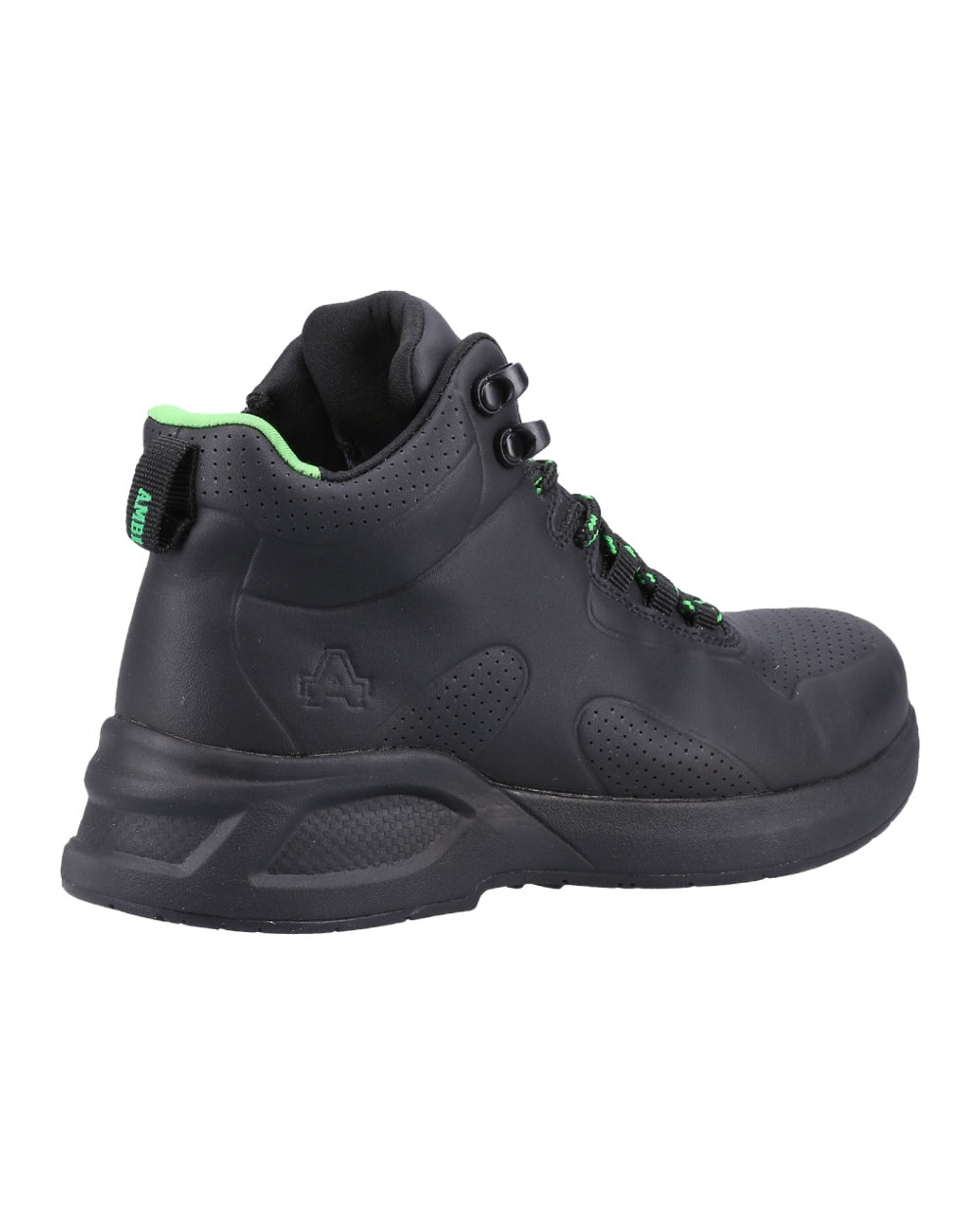 Black coloured Amblers Safety AS611 Willow Safety Boots on a white background