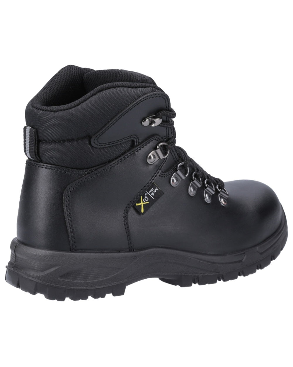 Black Coloured Amblers Safety Womens AS606 Jules Safety Boots on a white background
