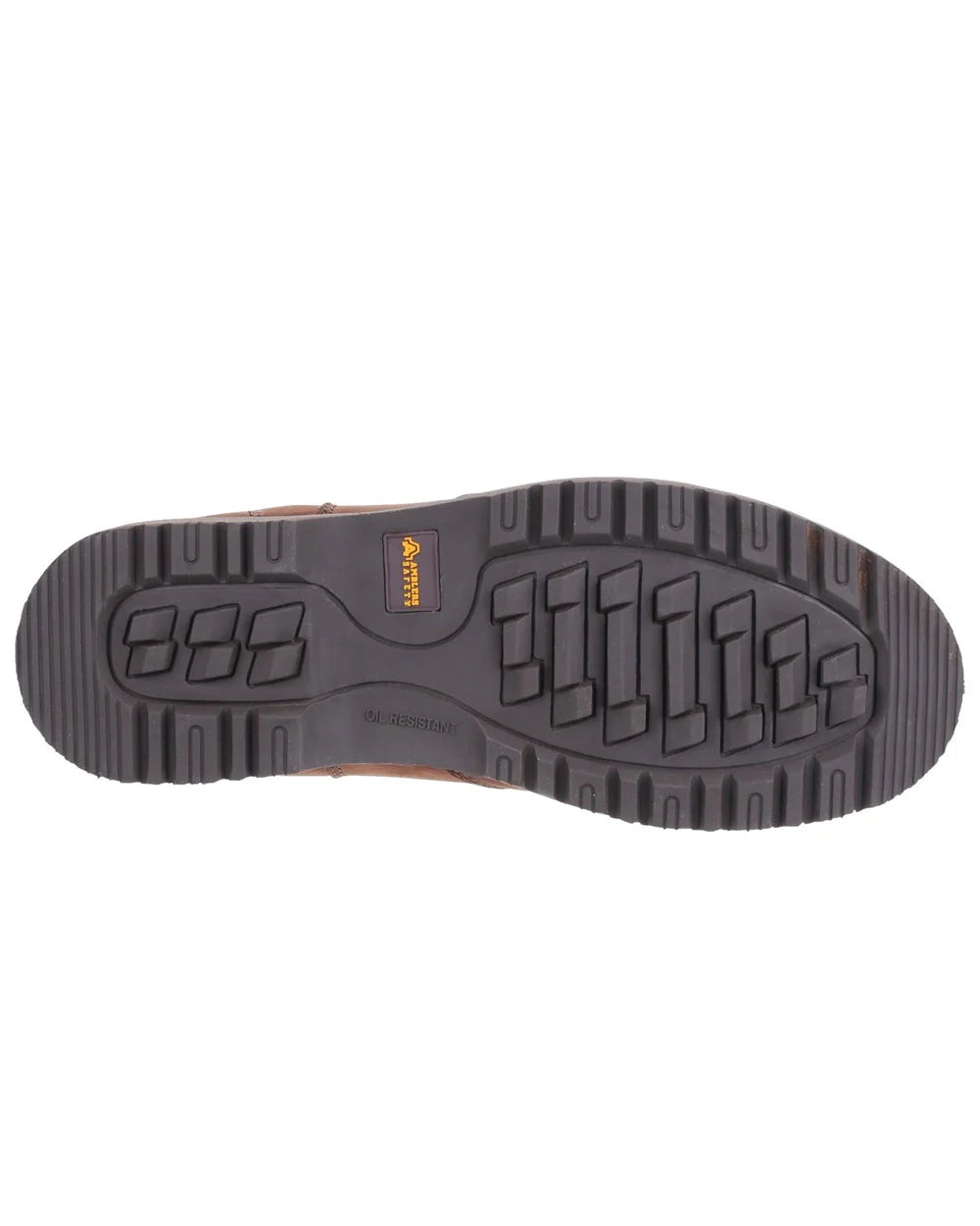 Brown Coloured Amblers Safety AS148 Sperrin Waterproof Safety Dealer Boots On A White Background