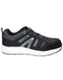 Black Coloured Amblers Safety AS714 BOLT Safety Trainer on a white background