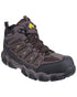 Brown coloured Amblers Safety AS801 Rockingham Waterproof Safety Hiker Boots on white background
