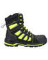 Yellow Coloured Amblers Safety AS972C Beacon Waterproof Safety Boots on a white background