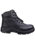 Black Coloured Amblers Safety FS006C Safety Boots on a white background