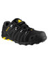 Black Coloured Amblers Safety FS23 Soft Shell Safety Trainer on a white background