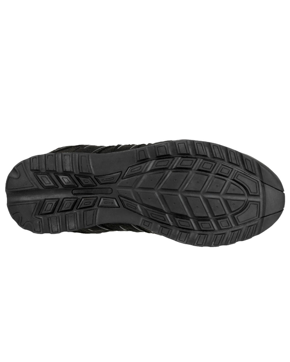 Black Coloured Amblers Safety FS40C Safety Trainers Sole on a white background