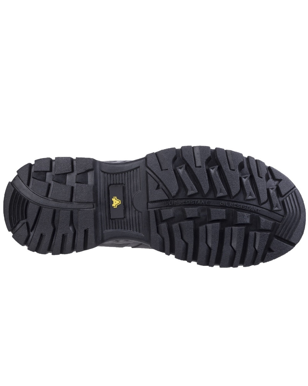 Black Coloured Amblers Safety FS430 Orca Hybrid Waterproof Non-Metal Safety Boots on a white background