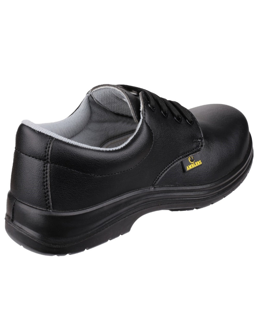 Black Coloured Amblers Safety FS662 Safety Shoe on a white background