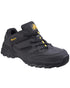 Black Coloured Amblers Safety FS68C Fully Composite Metal Free Safety Trainer on a white background