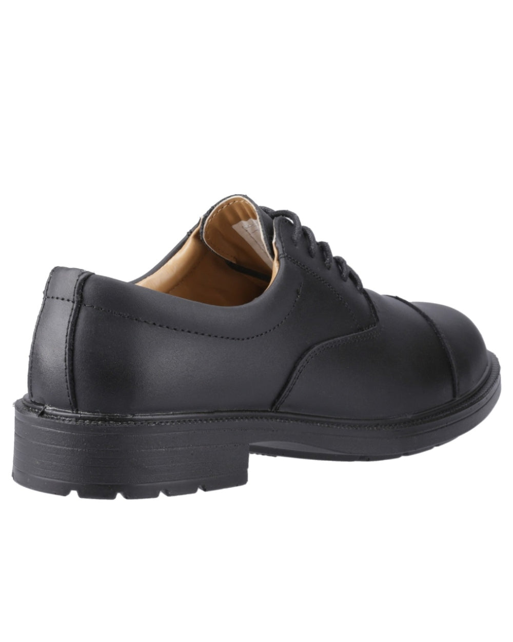 Black Coloured Amblers Safety Mens FS43 Safety Shoes on a white background