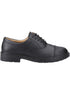 Black Coloured Amblers Safety Mens FS43 Safety Shoes on a white background