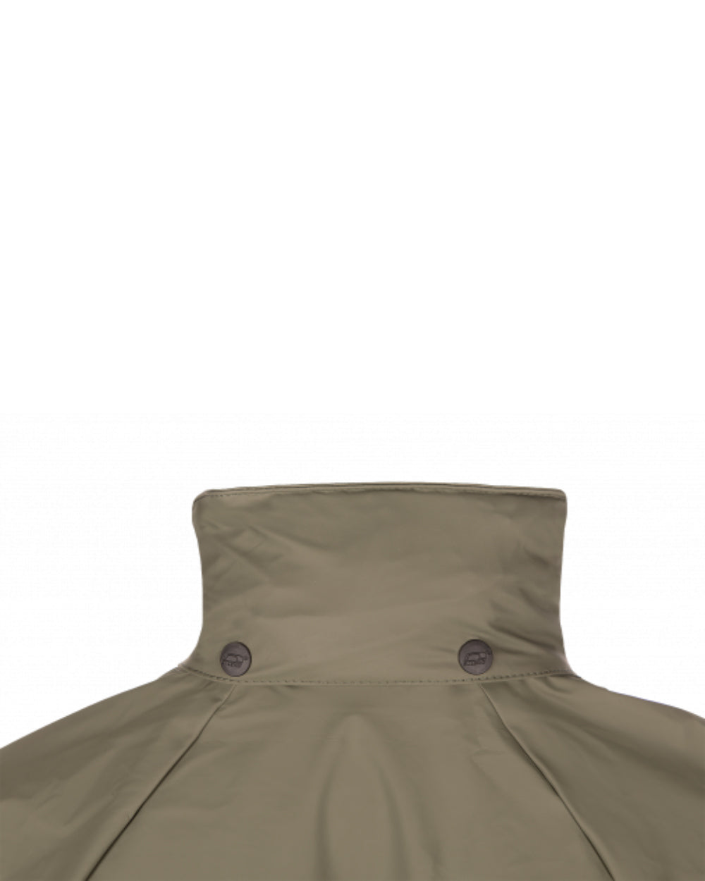 Khaki Coloured Baleno Arras Rain Jacket On A White Background