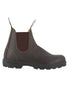 Walnut Coloured Blundstone 550 Brown Leather Chelsea Boots on White Background