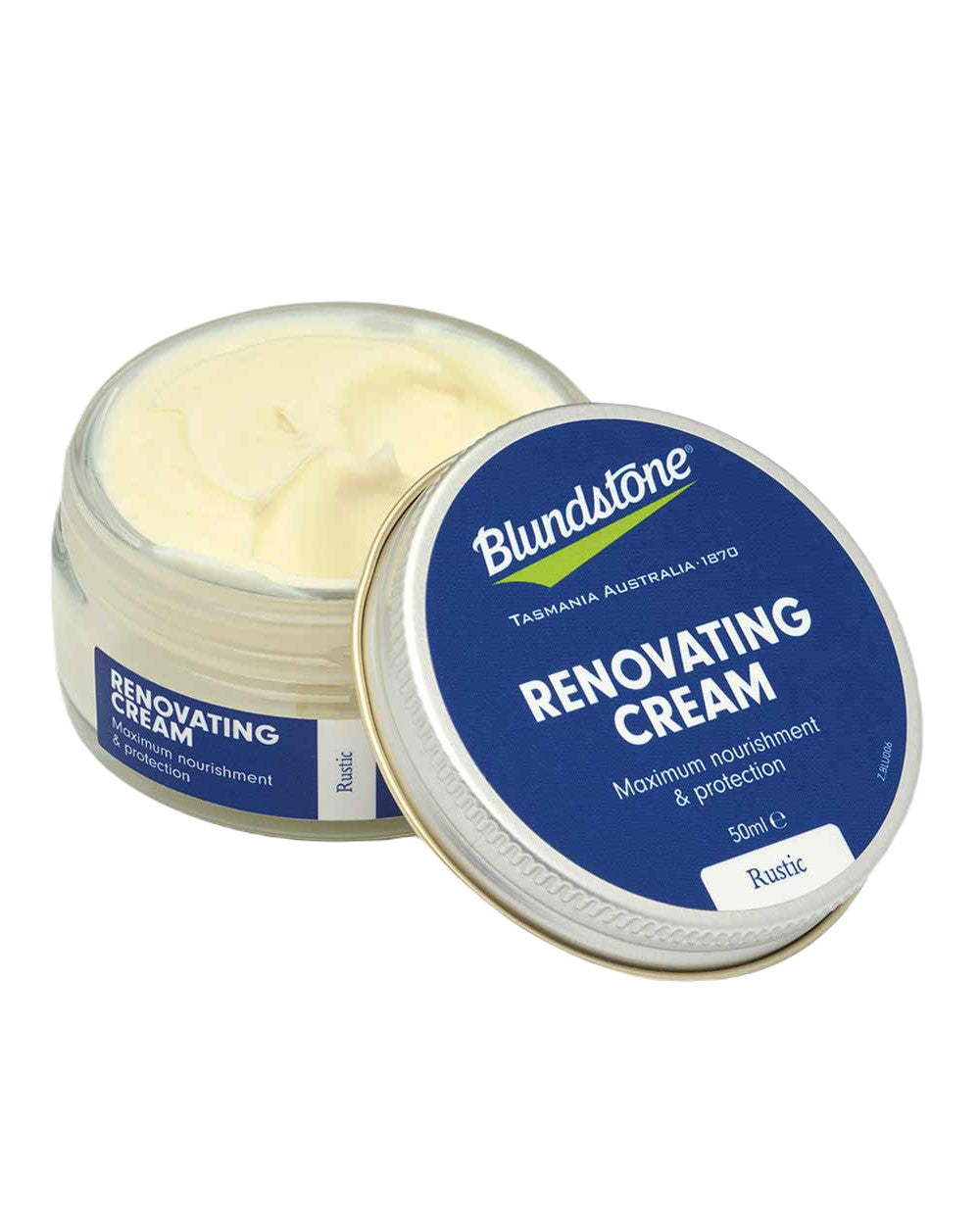 Rustic Coloured Blundstone Renovating Cream On A White Background