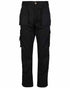 Black Coloured TuffStuff Pro Work Trousers On A White Background