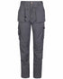 Grey Coloured TuffStuff Pro Work Trousers On A White Background