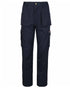 Navy Coloured TuffStuff Pro Work Trousers On A White Background
