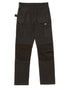 Black Coloured Caterpillar Essential Knee Pocket Stretch Holster Trousers on White Background