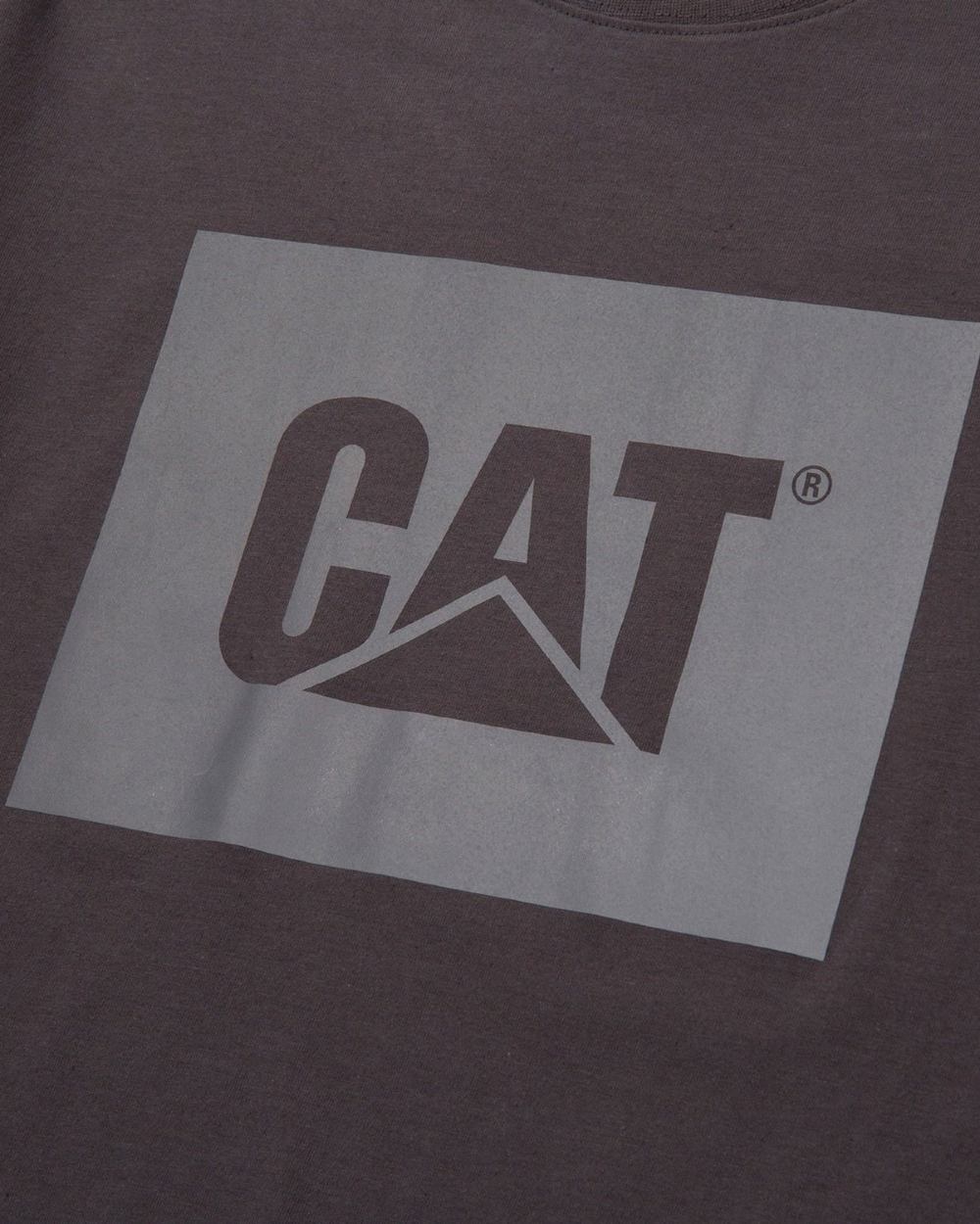 Magnet Coloured Caterpillar Mens Graphic Tee on White Background