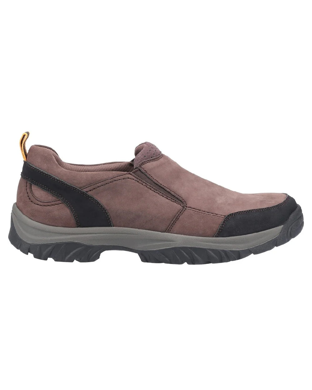 Brown coloured Cotswold Boxwell Hiking Shoes on white background