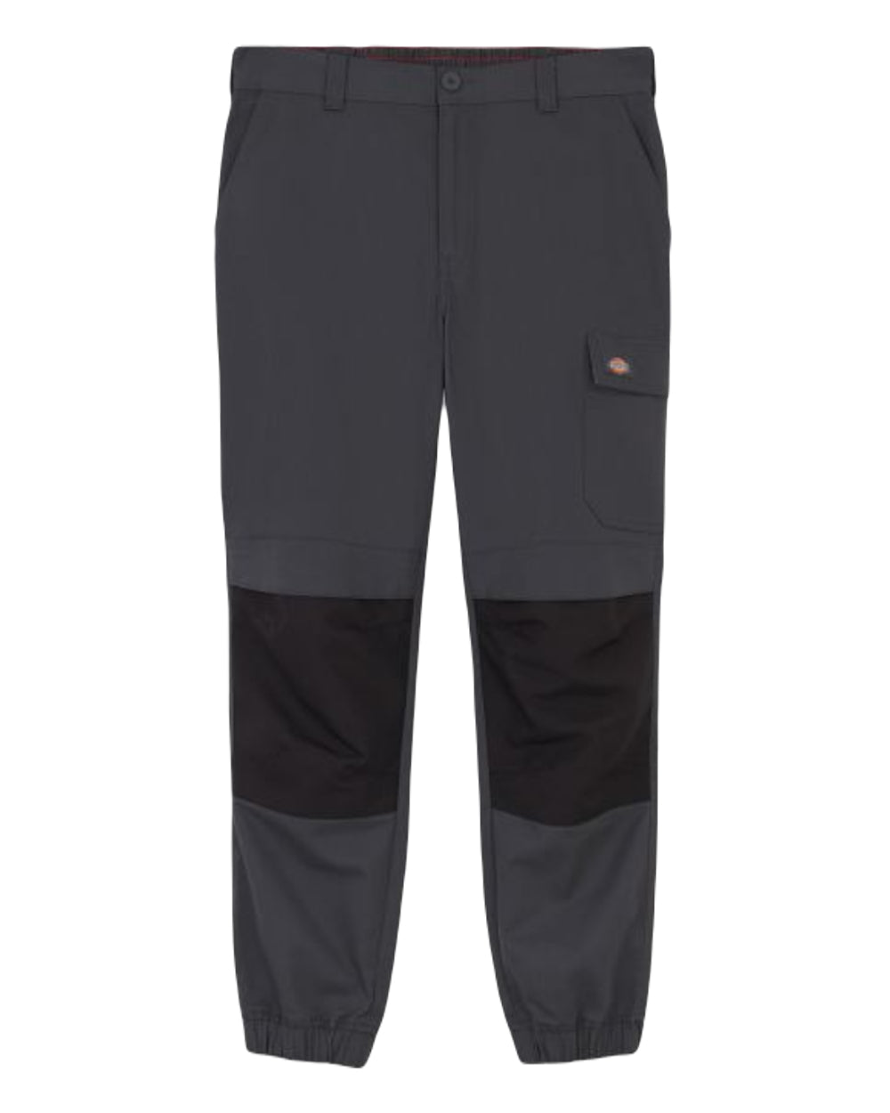 Charcoal Coloured Dickies Mens Cargo Twill Joggers on White Background