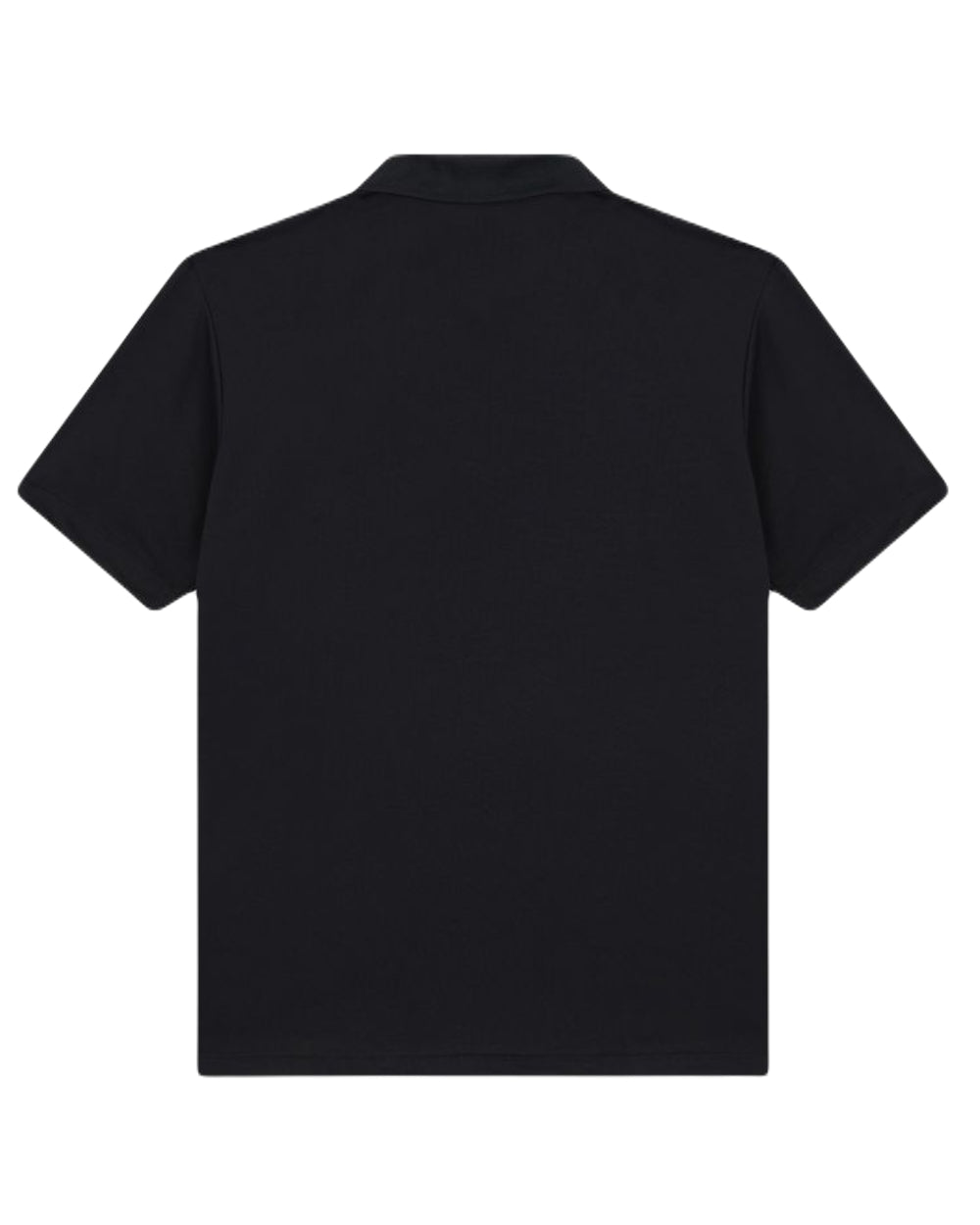 Black Coloured Dickies Mens Everyday Polo Shirt on White Background