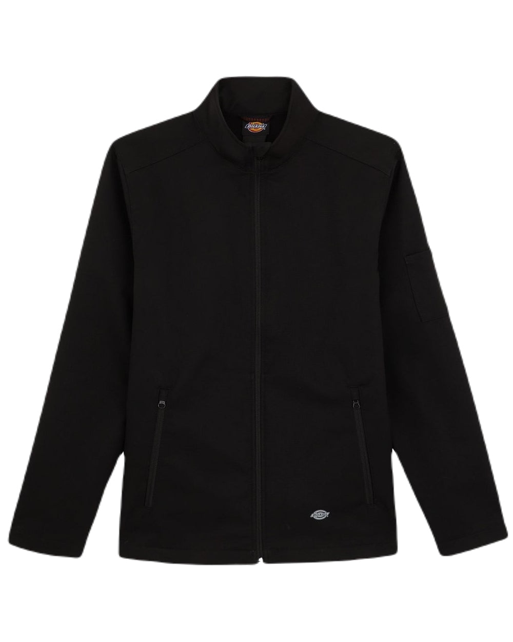 Black Coloured Dickies Mens Everyday Softshell Jacket on White Background